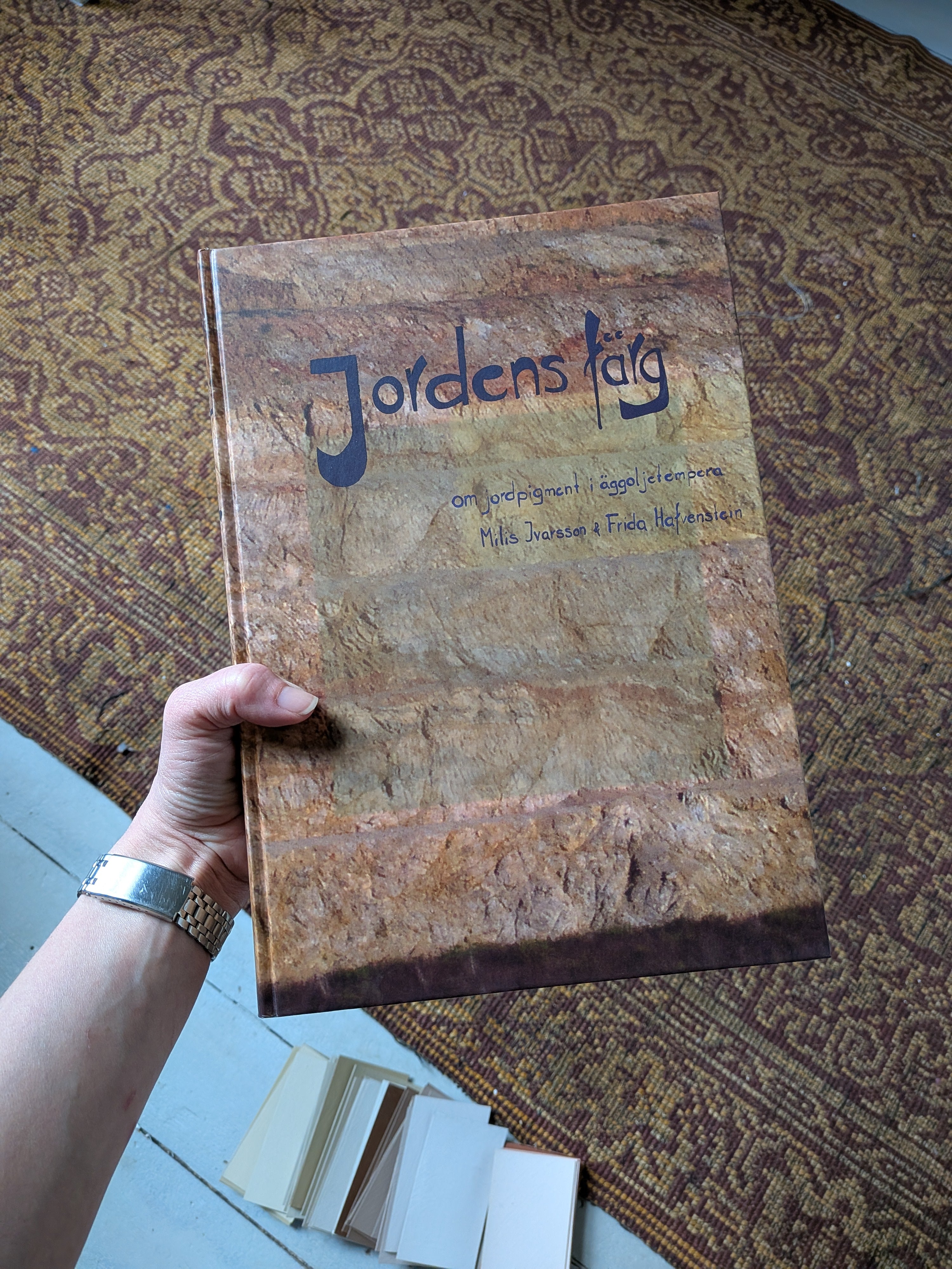 Jordens färg - bok om jordpigment och äggoljetempera