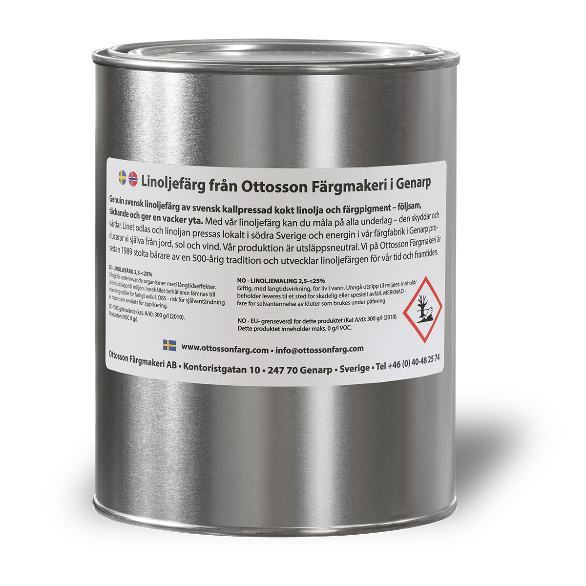 Linoljefärg vetegrå