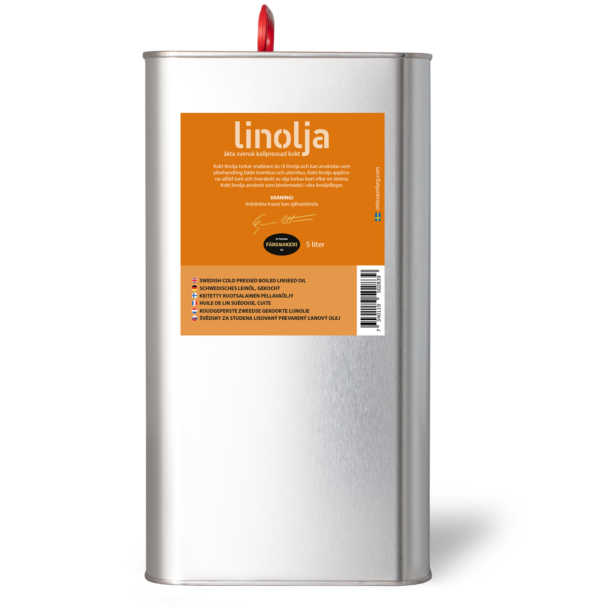 Kallpressad kokt linolja (Ottoson)