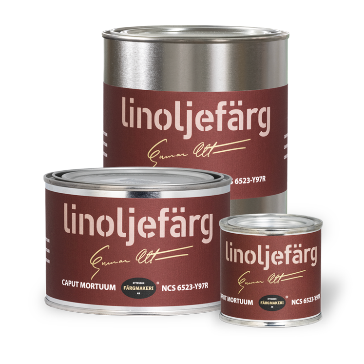 Linoljefärg caput mortuum