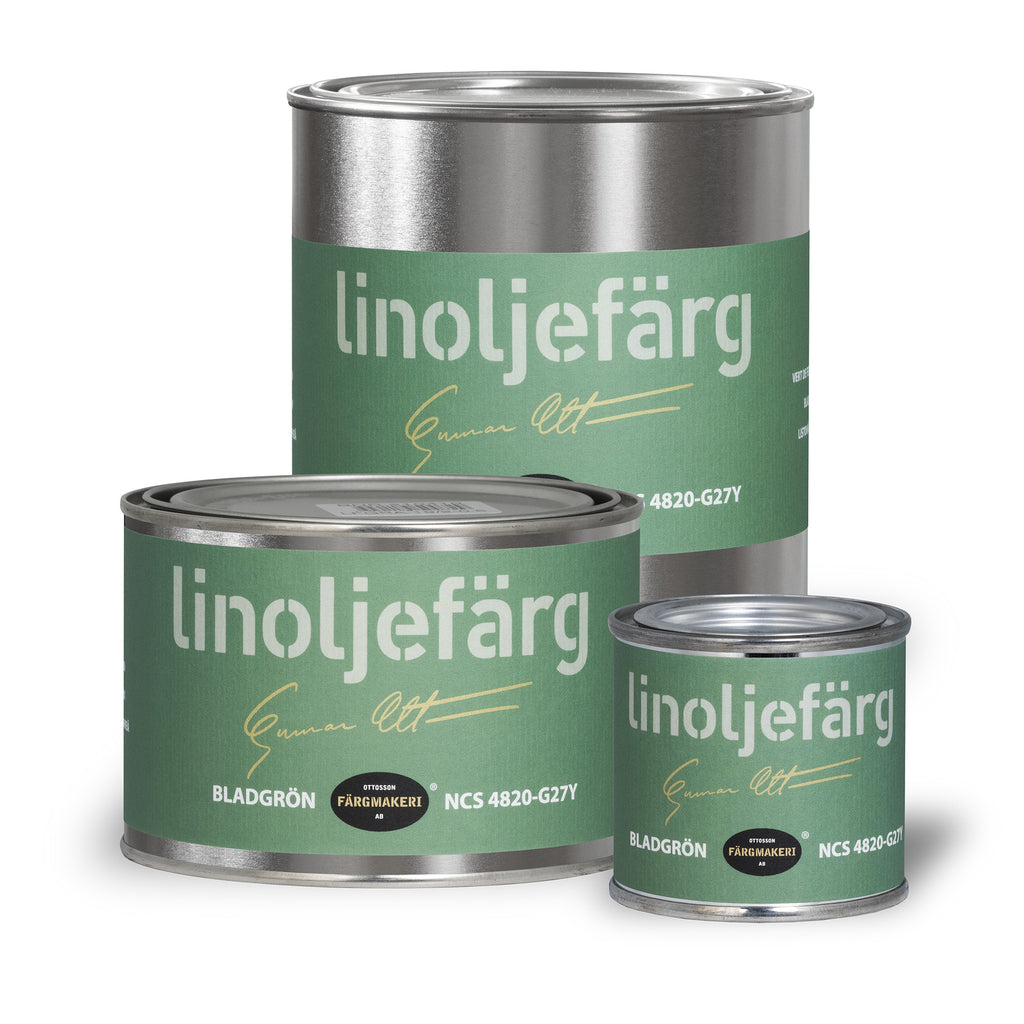 Linoljefärg bladgrön