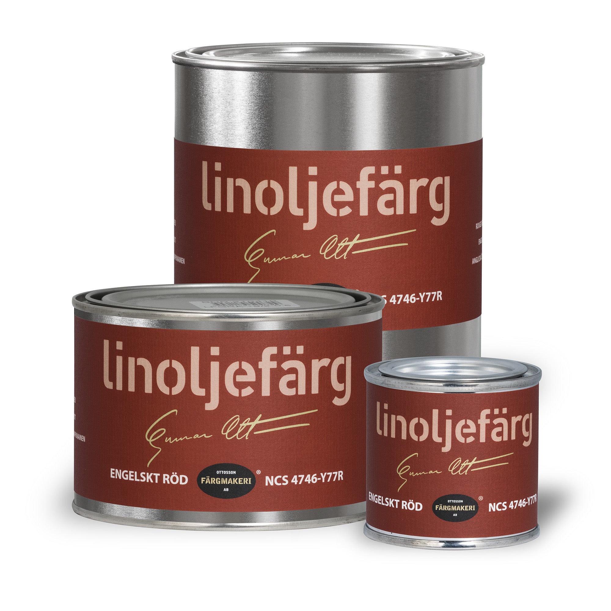 Linoljefärg engelskt röd