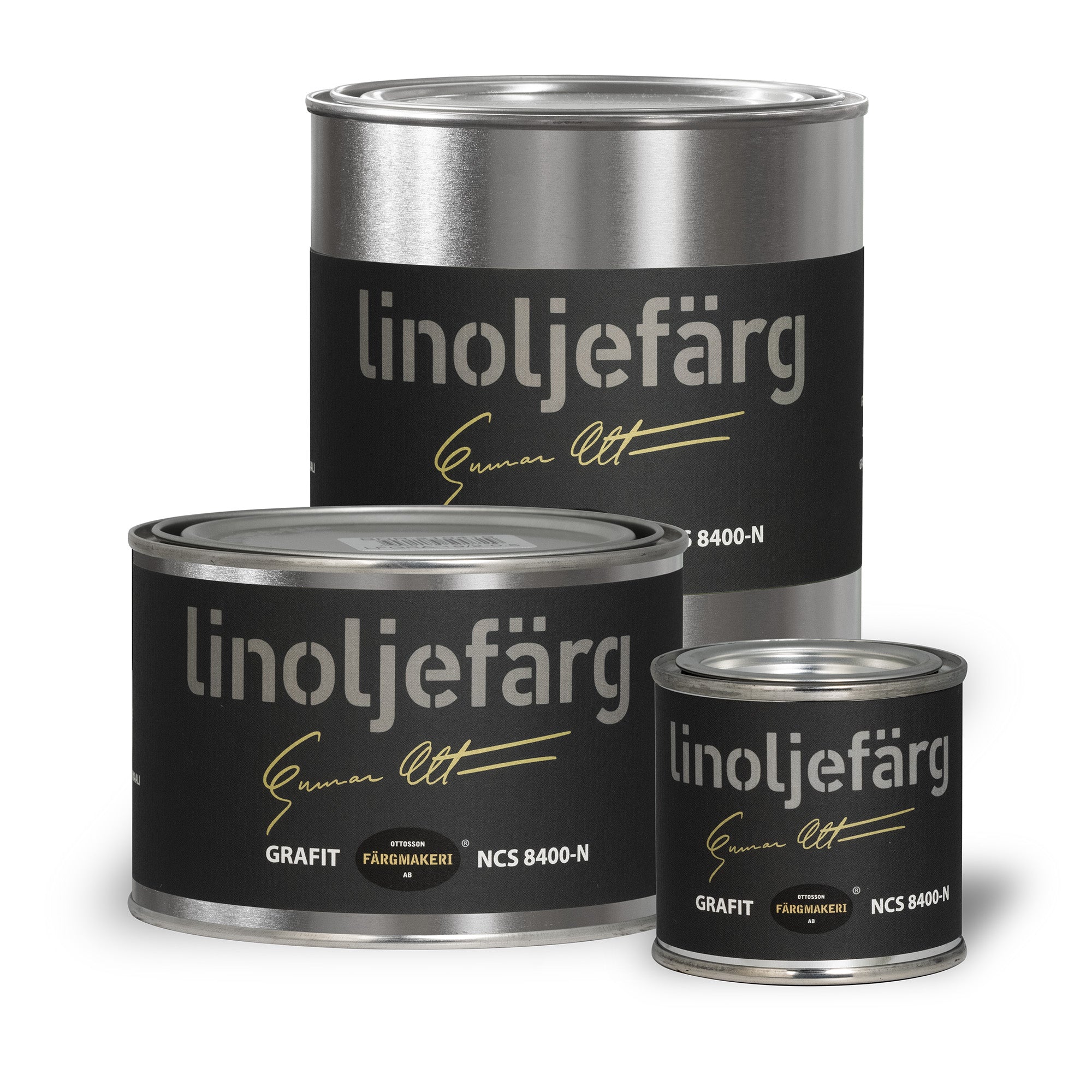 Linoljefärg grafit