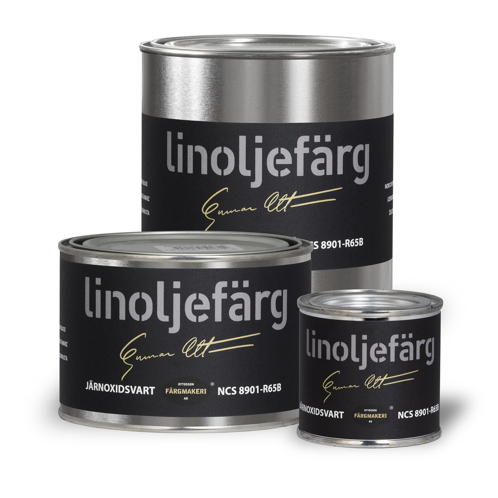Linoljefärg järnoxidsvart