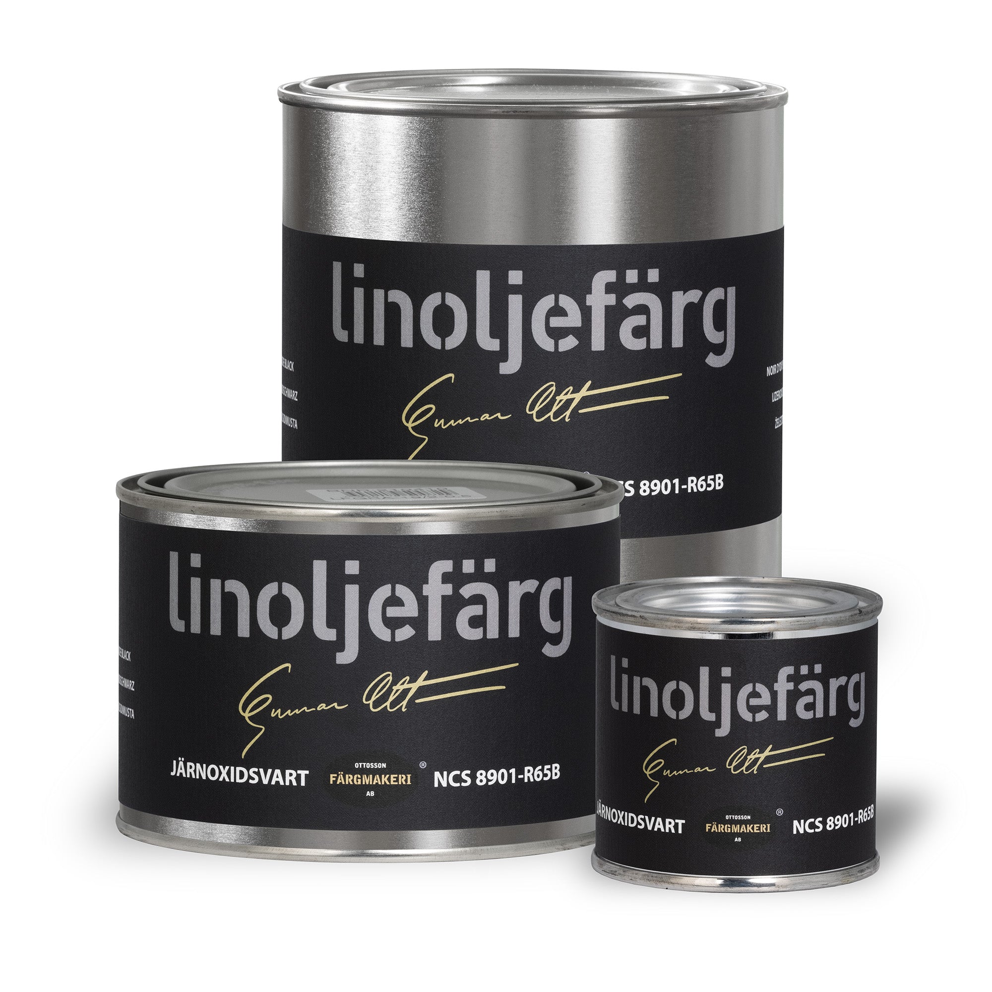 Linoljefärg järnoxidsvart