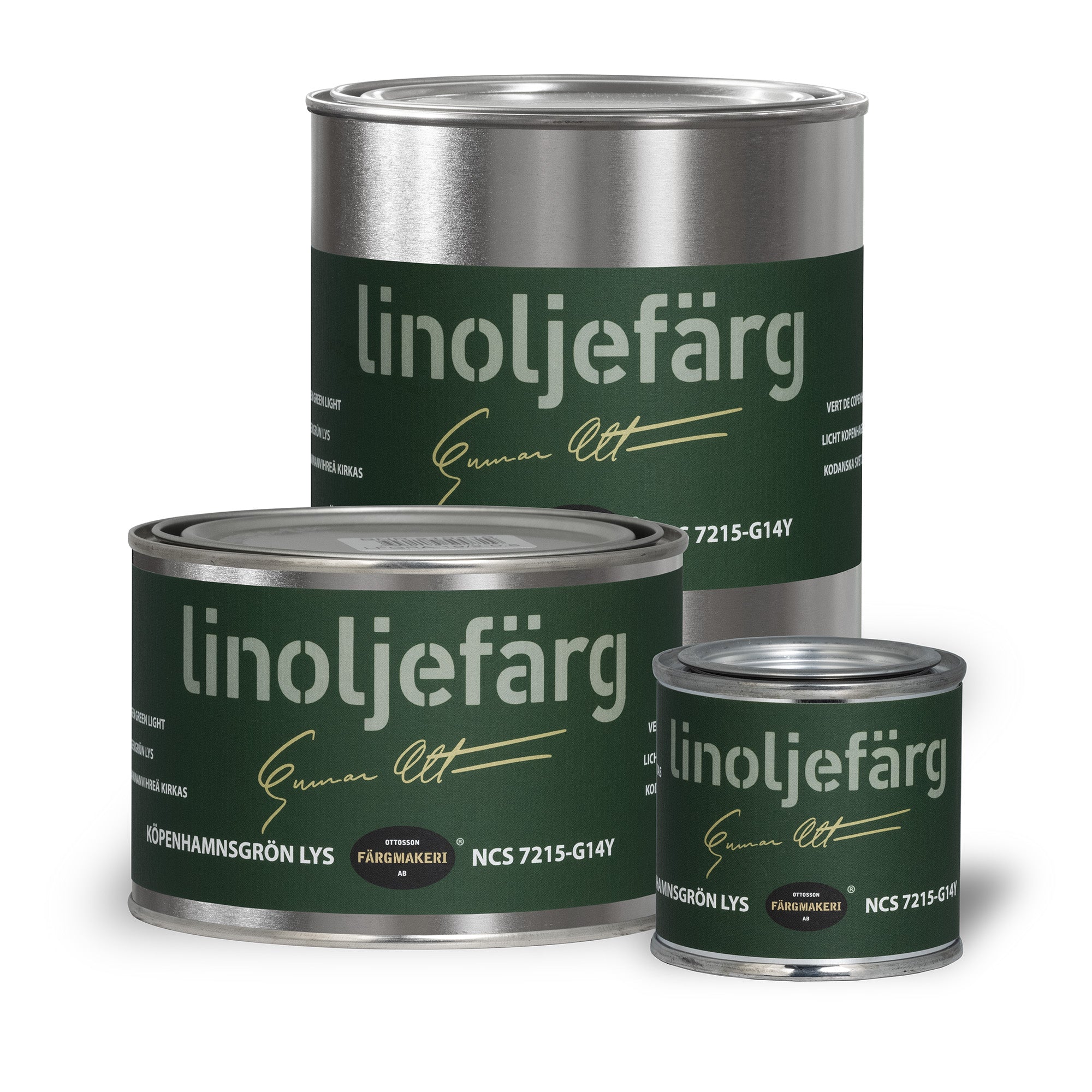 Linoljefärg Köpenhamnsgrön lys