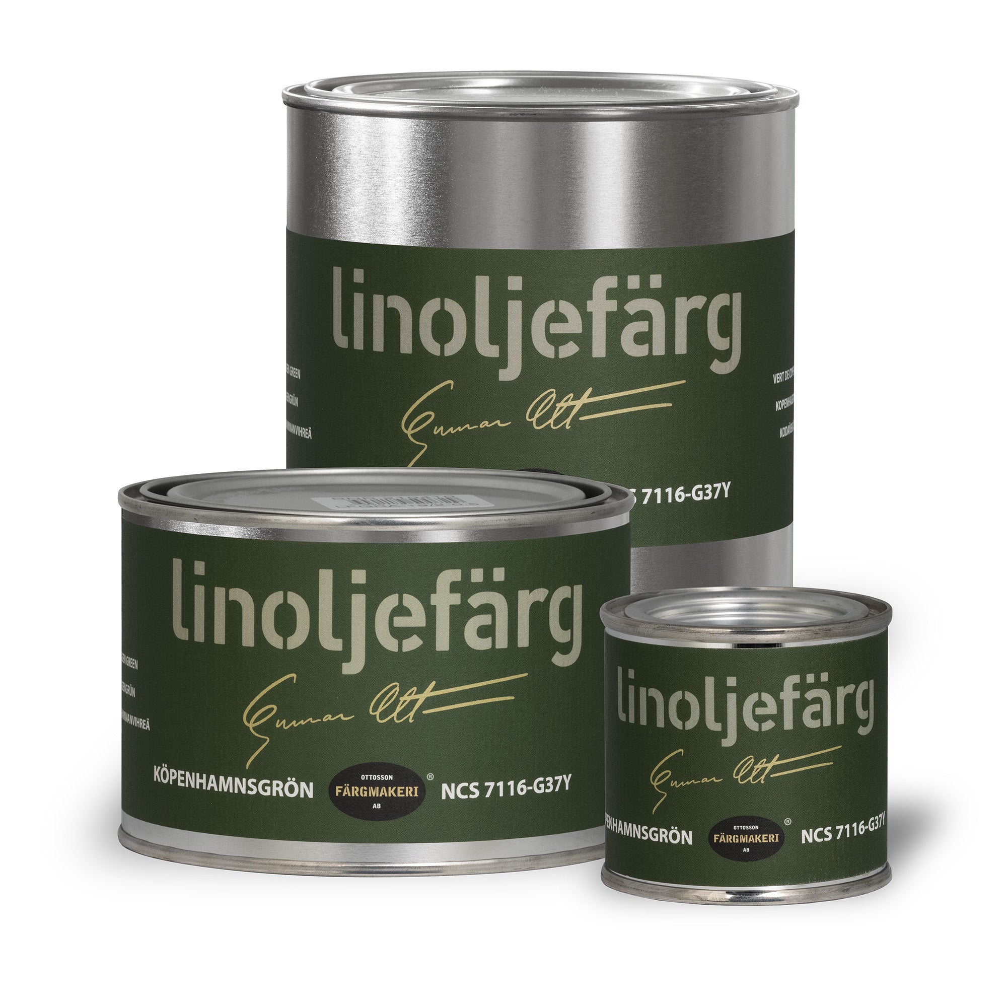 Linoljefärg Köpenhamnsgrön