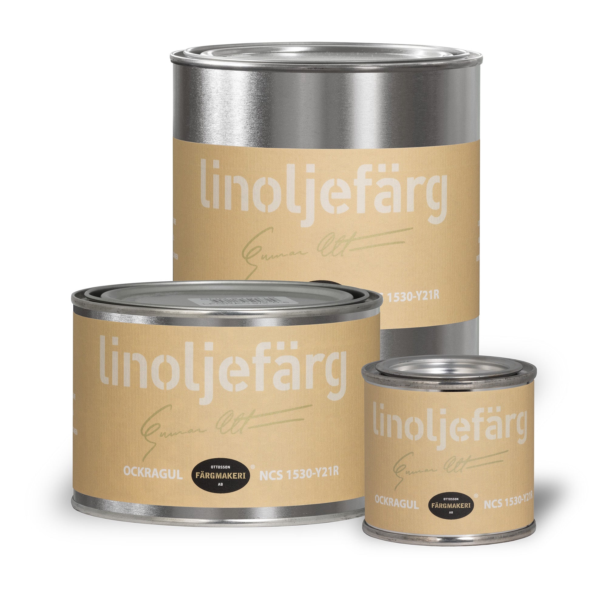 Linoljefärg ockragul