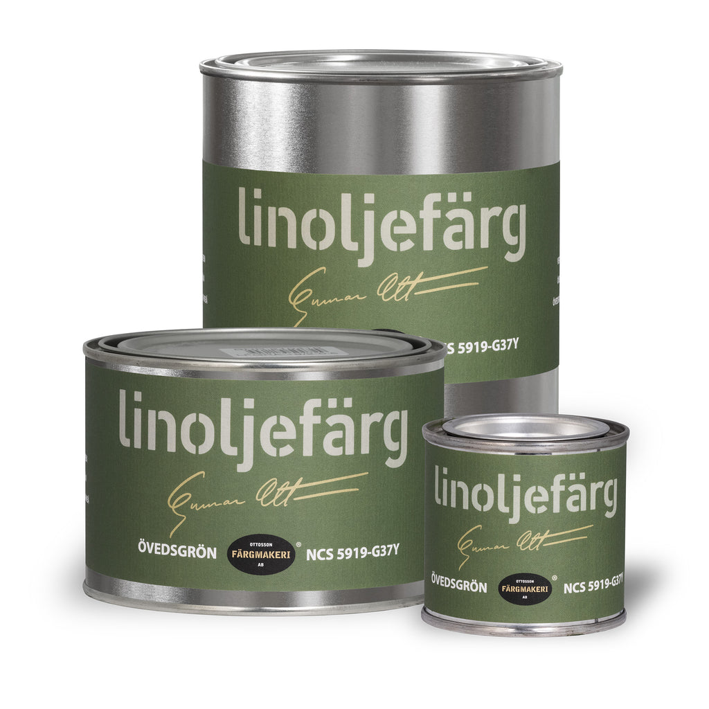 Linoljefärg Övedsgrön