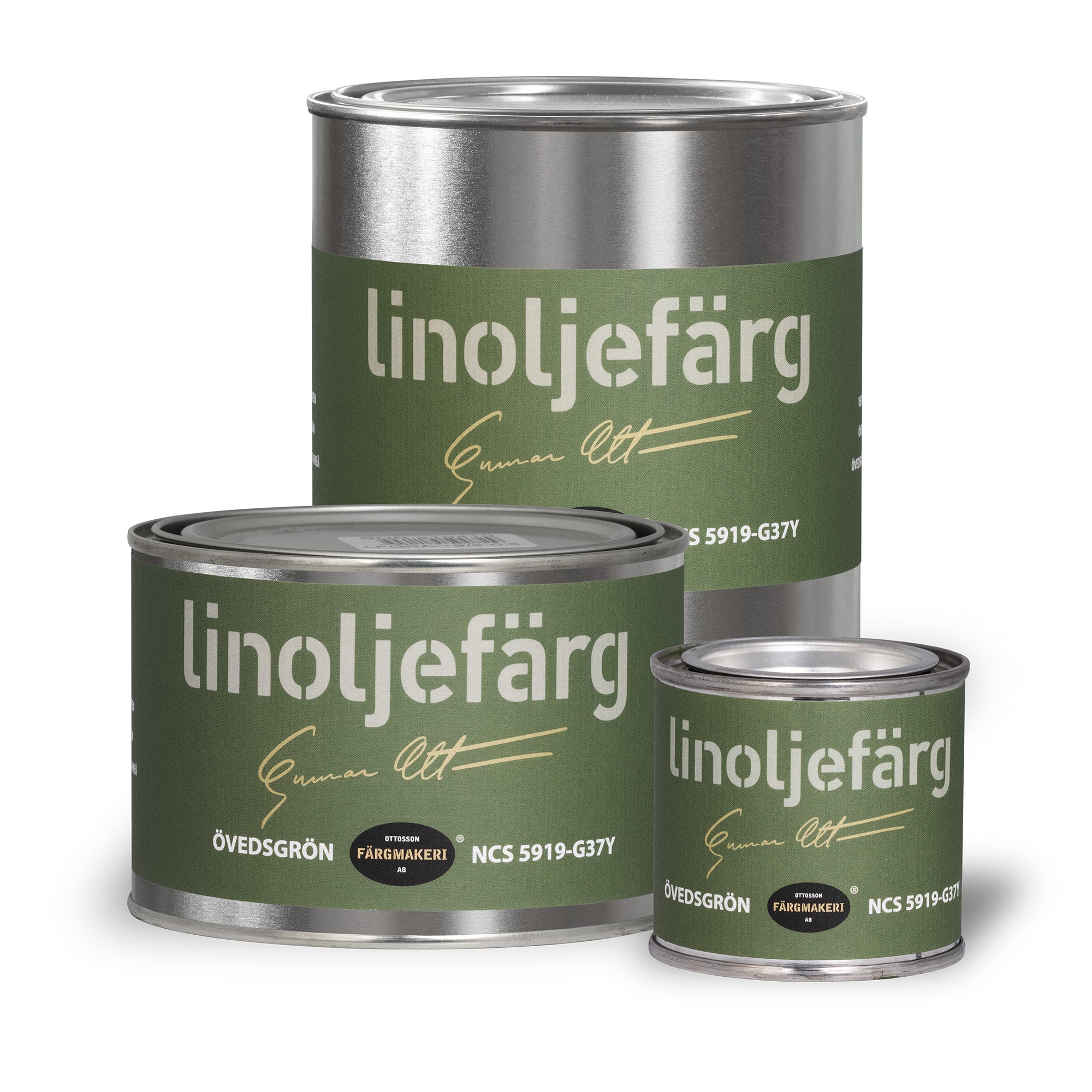 Linoljefärg Övedsgrön