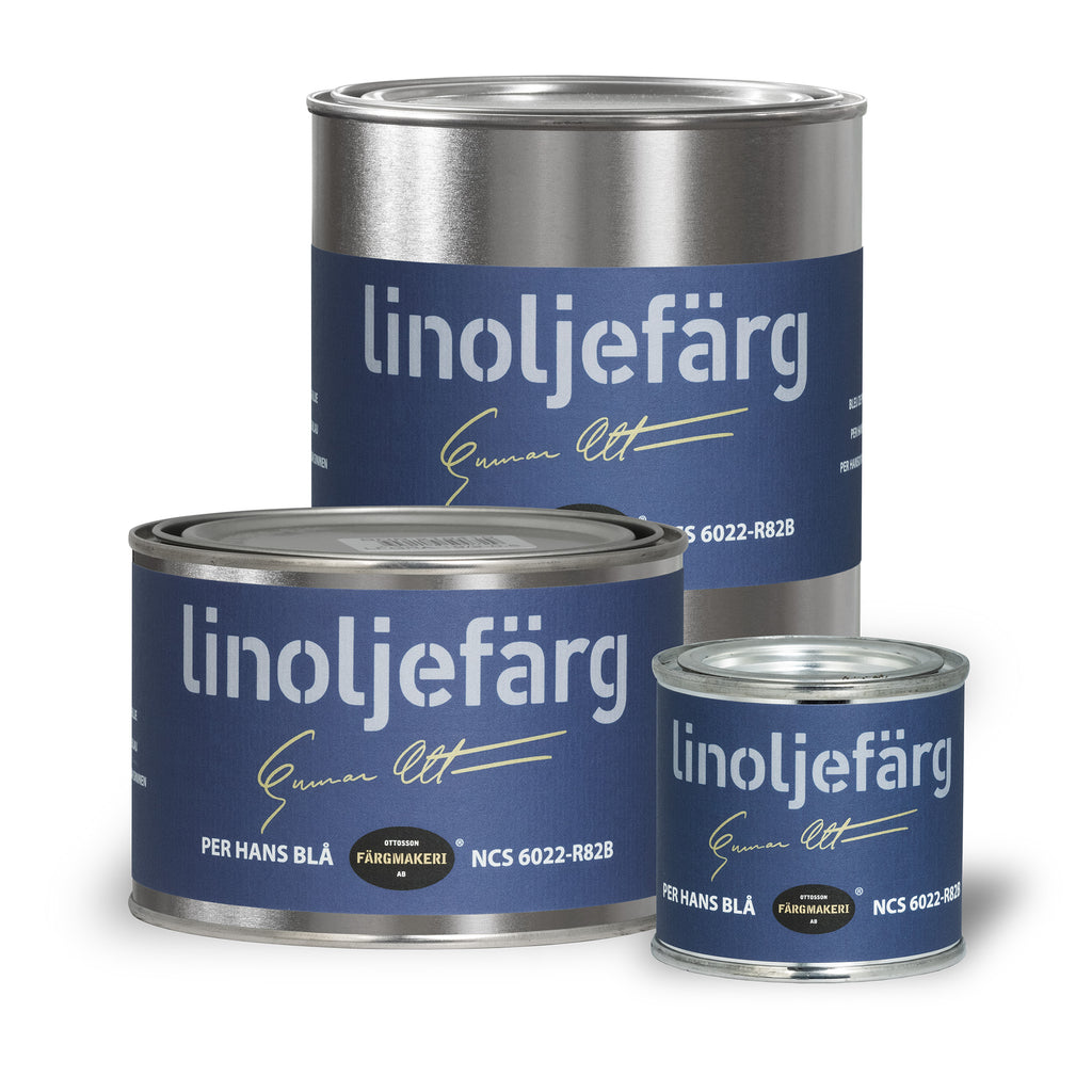 Linoljefärg Per Hans blå