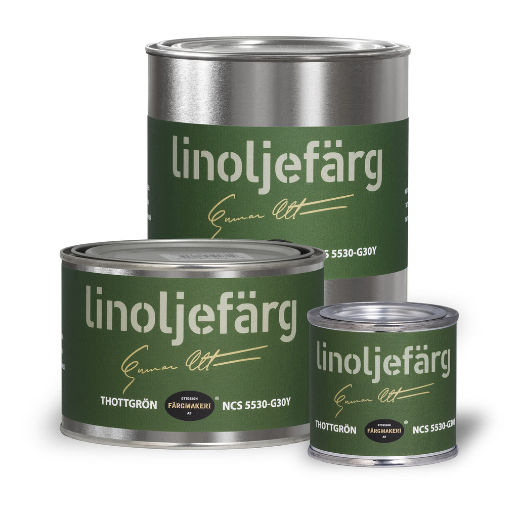 Linoljefärg Thottgrön