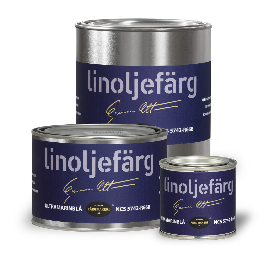 Linoljefärg ultramarinblå