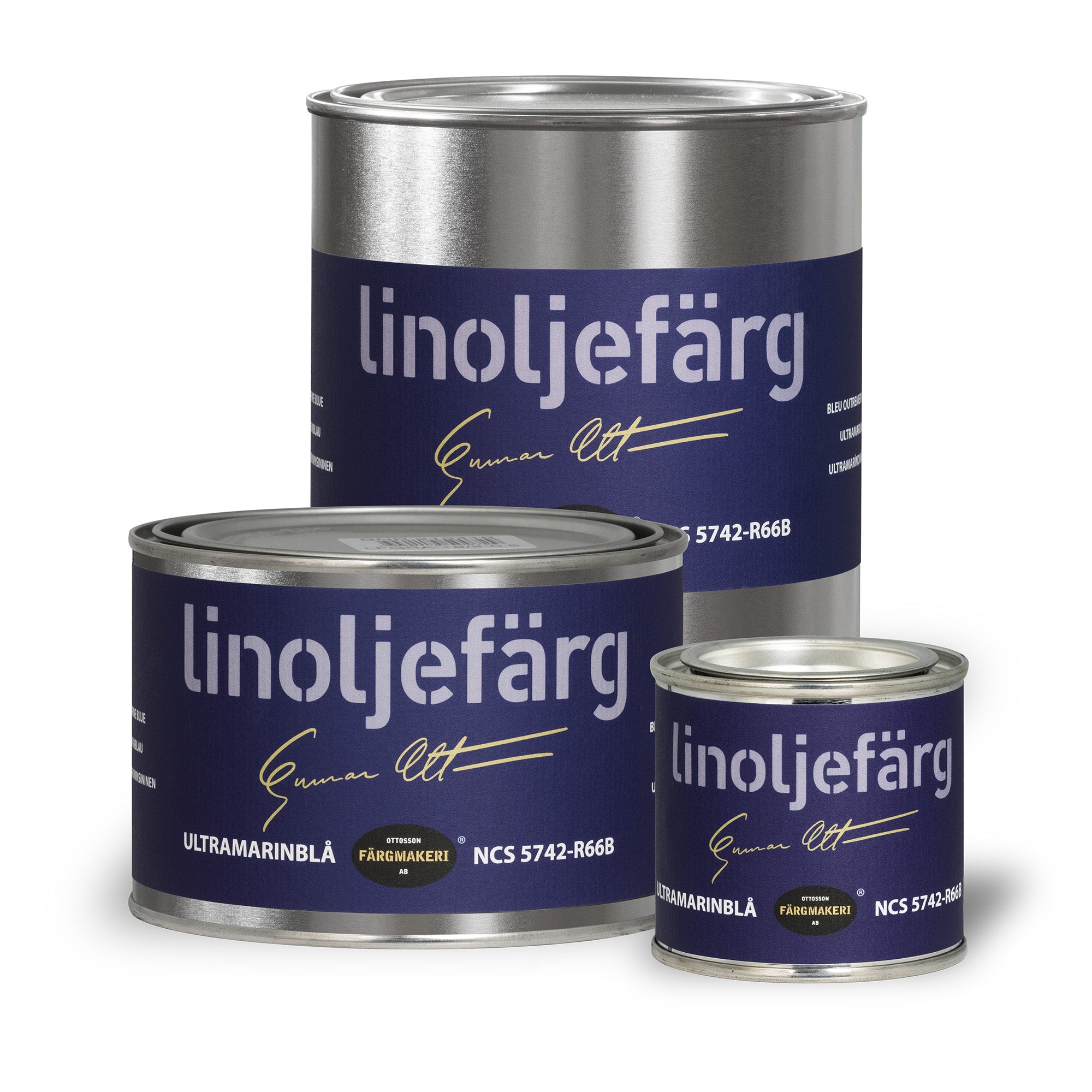 Linoljefärg ultramarinblå