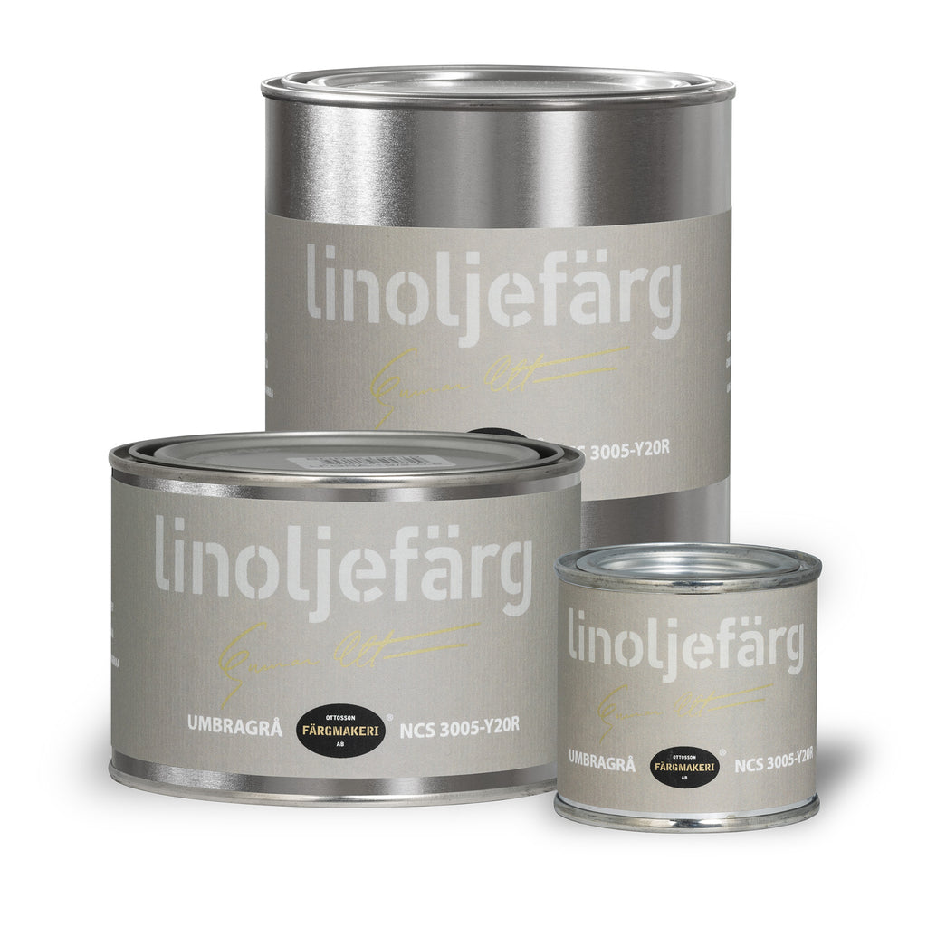 Linoljefärg umbragrå