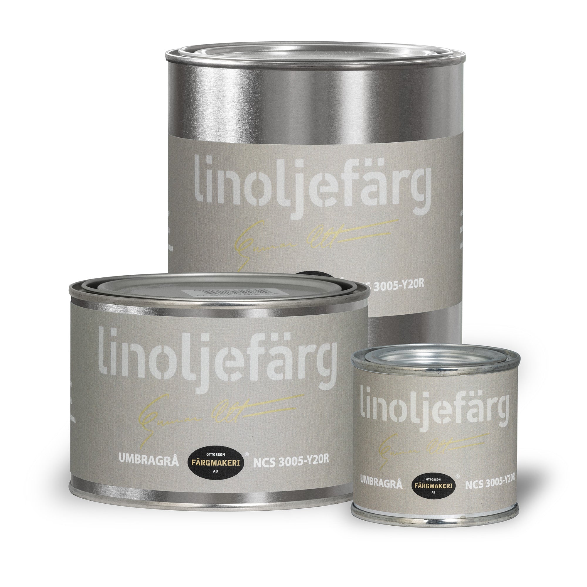 Linoljefärg umbragrå