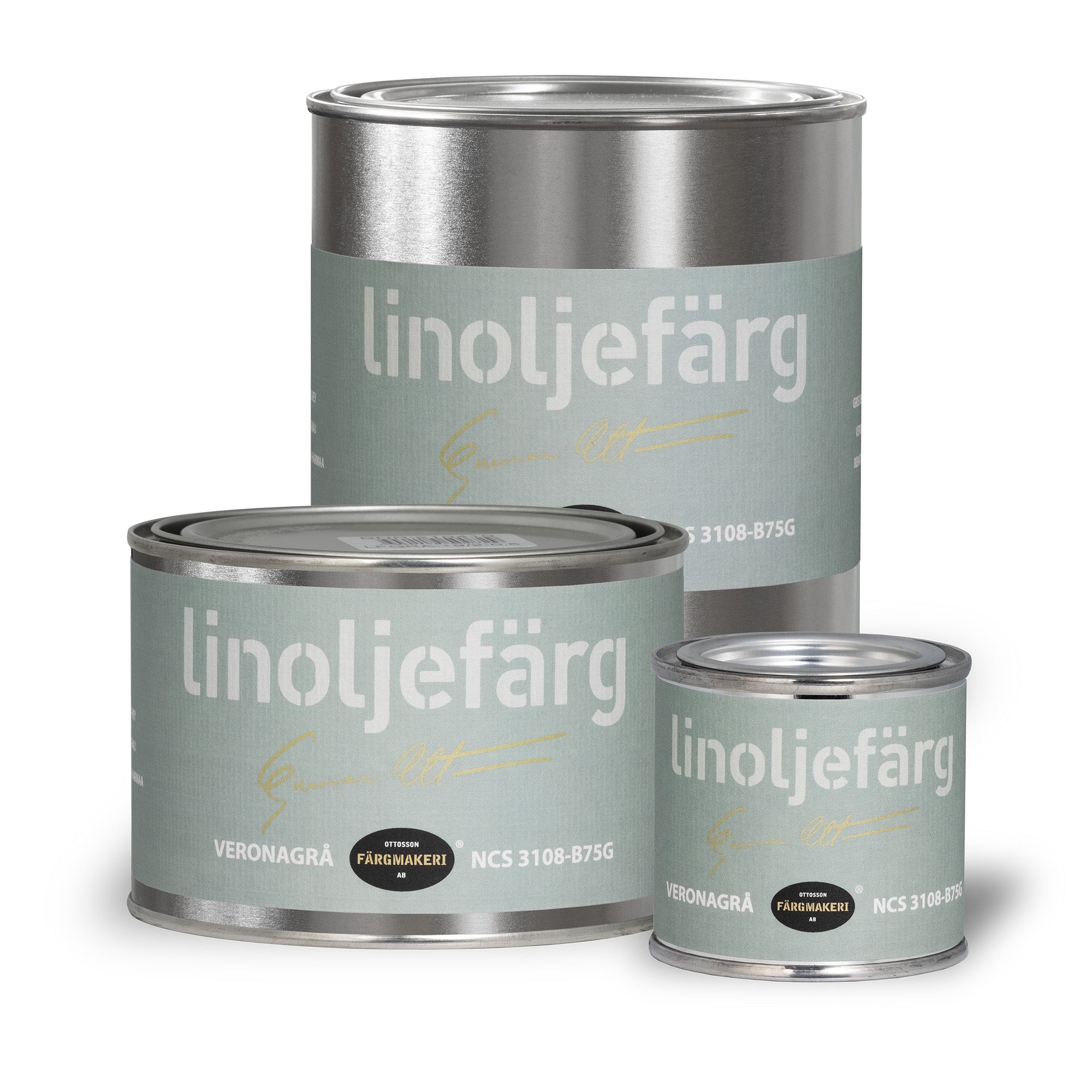 Linoljefärg veronagrå