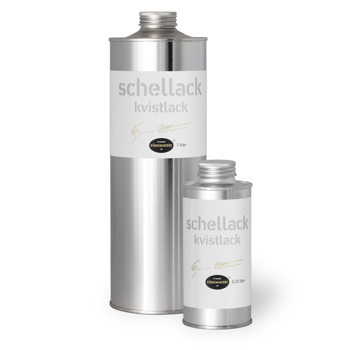 Schellacklösning, kvistlack